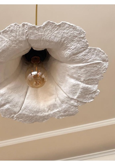 Lioraa Lighting Flos Velia 39 Cm Sarkıt Avize Kırık Beyaz