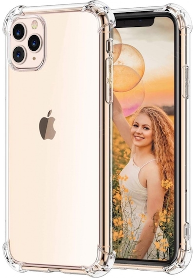 Apple Uyumlu  iPhone 11 Promax Kılıf Şeffaf Airbag Köşe Korumalı Antishock Silikon Kapak