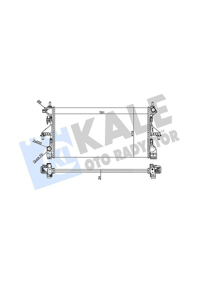 Kale 356960 Motor Su Radyatörü - Peugeot Boxer 2010- 3.0 Hdi Dizel Manuel Şanz. 1617117280 - 1382421080 - 1616950280 - 1616950280 - 1382424080 - 1617023380 - 1618094280