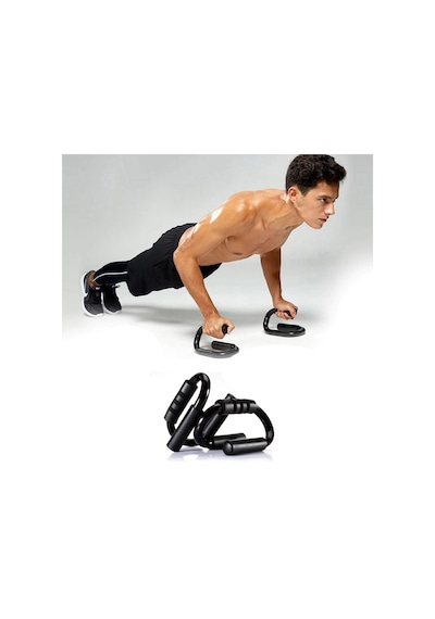 S Şekli  Push Up Standı Alüminyum Şınav Aleti Spor Aracı Fitness