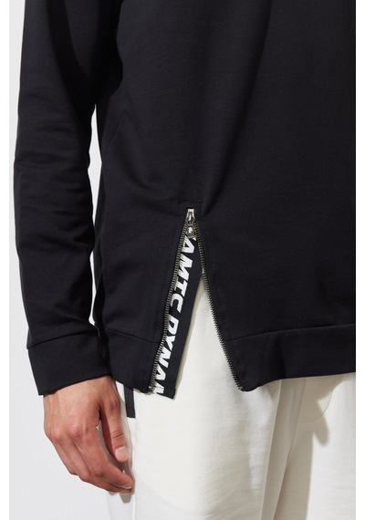 Altınyıldız Classıcs Erkek Sıyah Standart Fit Normal Kesim Bisiklet Yaka Sweatshirt SIYAH