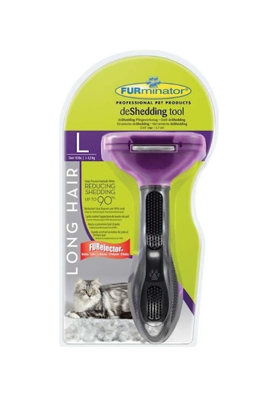 Furminator Long Hair Uzun Tüylü Kediler İçin Tüy Tarağı Large