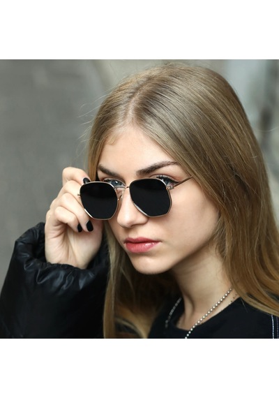 Beşgen Altın Classic Unisex Güneş Gözlüğü