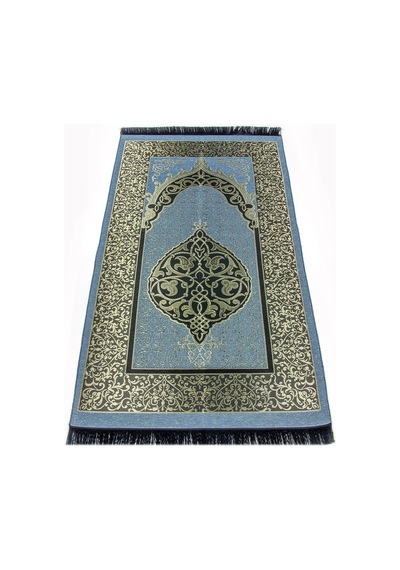 Ekonomik Osmanlı Tafta Seccade - 0150 - Mavi