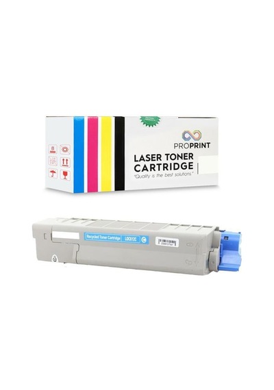 Proprint Oki Uyumlu C612-46507519 Mavi Toner - C612Dn