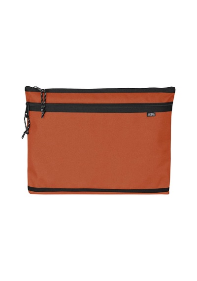 Jacbag Dual Zip Folder -iki Bölmeli Dosya Çanta A4 Kiremit