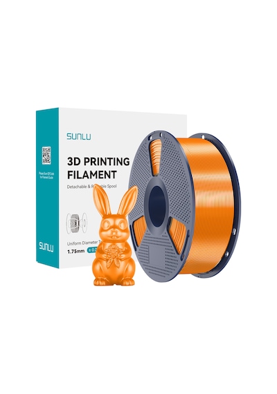 Sunlu Turuncu Silk Pla+ Filament - 1.75mm - 1 Kg