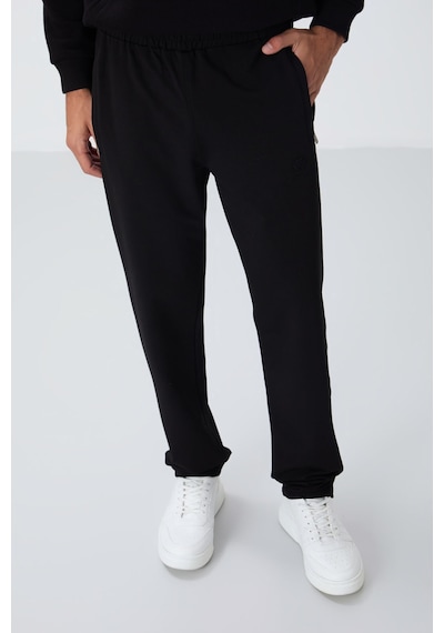 Tommy Life Klasik Cep Fermuarlı Siyah Erkek Eşofman Alt T06er-84669 T06er-84669 001