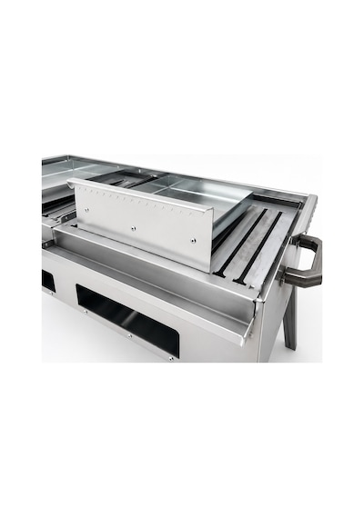Büyük Mangal Yağ Kanallı Izgara 35x90 Yağdaklıklı Üst Izgara 90 Cm Yükseklik Çok Renkli