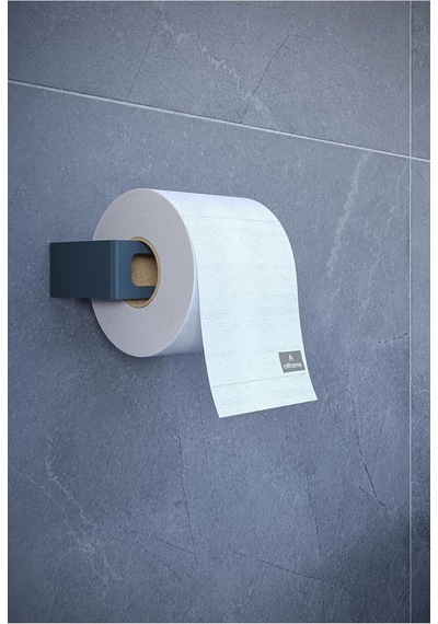Metal Yapışkanlı Modern Tuvalet Kağıtlık Wc Kağıtlık, Tuvalet Kağıdı Askısı Antrasit Çok Renkli