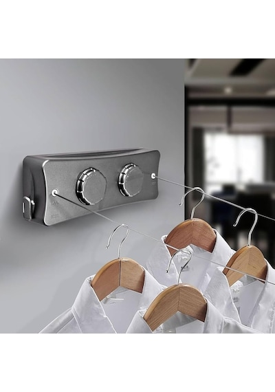 Mioji Mio CH5 Duo Portatif 40kg Dayanıklı Çek As Çamaşır Askılığı Siyah