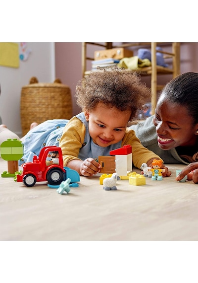 LEGO® Duplo 10950 Town Kasabası Traktörü ve Hayvan Bakımı 27 Parça