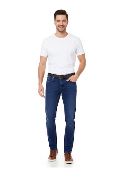 Erkek Comfort Fit Jeans Pantolon 1601 Bgl-st04969 Mavi