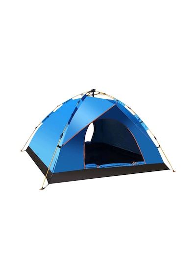 Su Geçirmez Kamp Çadırı Otomatik Kurulum 2 3 Kişilik Outdoor Çadır Mavi