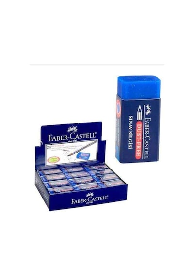 Faber-castell Sınav Silgisi Dust-free Mavi 24 Lü Paket