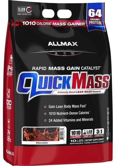 Allmax Quıckmass Rapid Lean Mass Gainer 4,54 Kg 70 Servings çikolata