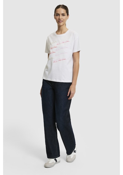 U.S. Polo Assn. U.s. Polo Assn. Kadın Beyaz Tişört 50323561-vr013