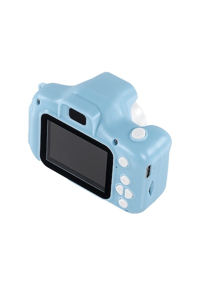 Acton Unicorne Full HD Dijital Çocuk Fotoğraf Makinesi Mavi Silikon Kılıflı