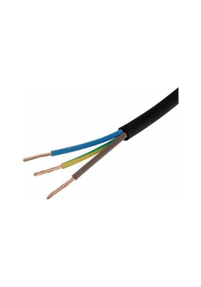 100 Mt 3X1.5 Mm Cca Ttr Çok Telli Elektrik Kablosu - Siyah