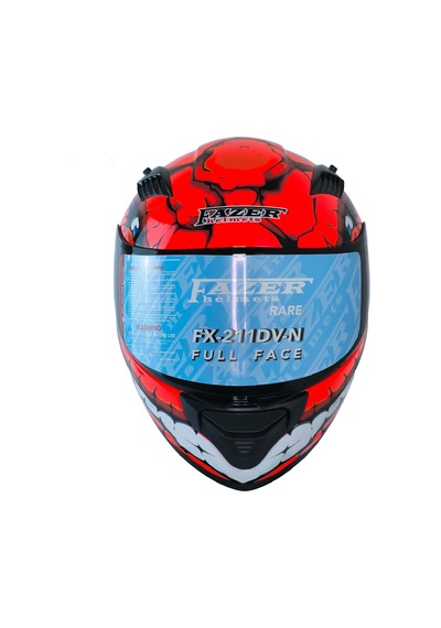 Fazer Ece 22.R06 Double Vizörlü Full Face Motor Kaskı Fantastic Çok Renkli
