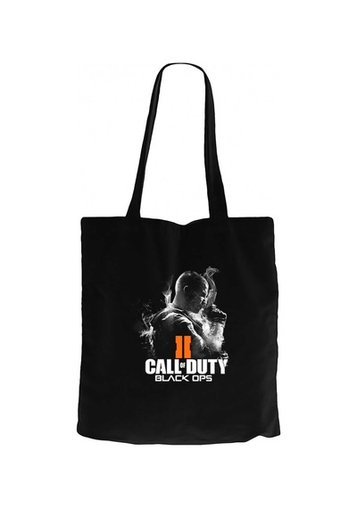Call Of Duty Black Ops Siyah Kanvas Bez Çanta Siyah