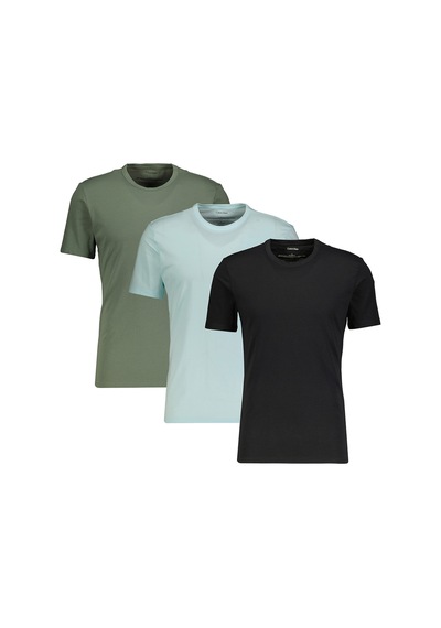 Calvin Klein Erkek 3'lü Tişört Lv00nb4185rxz Mavi