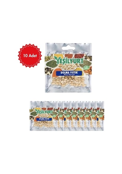 Yeşilyurt Yeşilyurt Dolmalık Fıstık 14 G X 10 Adet