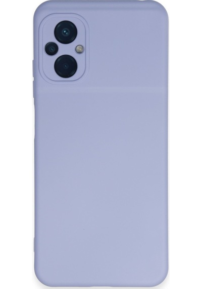 Xiaomi Poco M5 Uyumlu Kılıf Nano İçi Kadife Silikon - Lila