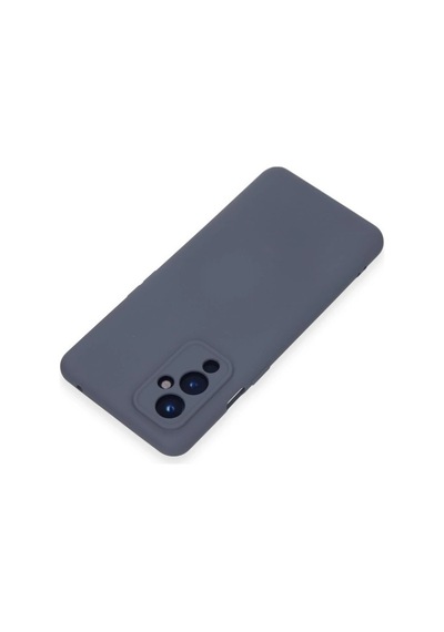 One Plus 9 Kılıf Nano İçi Kadife Silikon - Gri