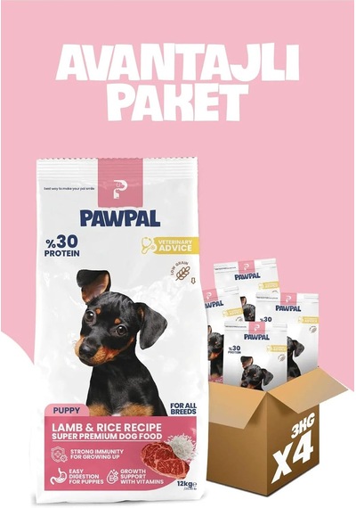 Tr Kuzu Etli Süper Premium Yavru Köpek Maması 12kg Hipoalerjenik Düşük Tahıllı Yüksek Proteinli