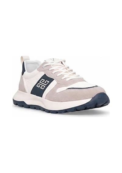 Voyager E435 Erkek Hakiki Deri Sneaker Krem Krem