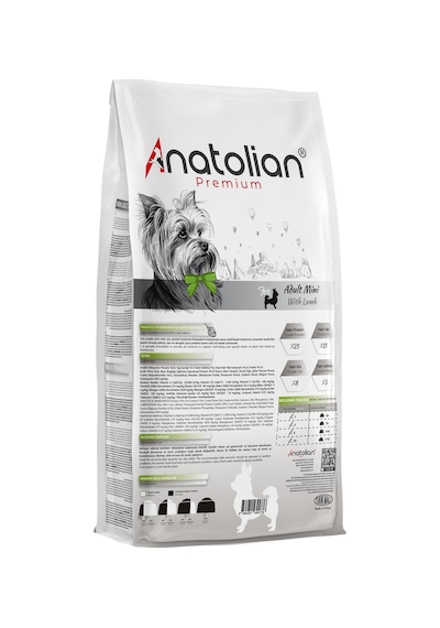 Anatolian Premium Mini Kuzulu Yetişkin Küçük Irk Köpek Maması 2 x 2 KG