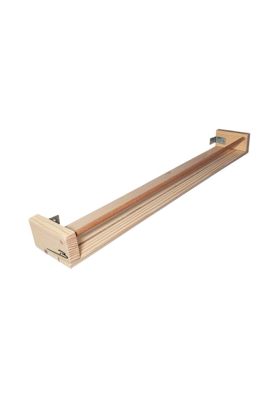 Baris-Dizayn Montessori 50Cm Dar Duvar Rafı Ahşap Kitaplık Bebek Odası Çocuk 3 Ahşap