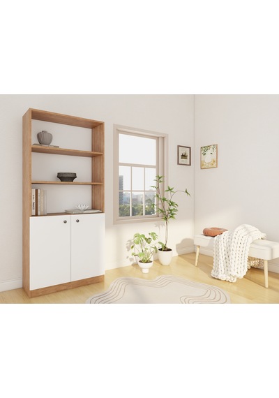 Sardes Kitaplık Marbella Kiraz / Beyaz Sardes Kitaplık Marbella Kiraz / Beyaz