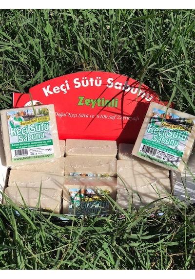 Zeytinli Keçi Çiftliği Saf Zeytinyağlı Keçi Sütü Sabunu 12 x 100 G