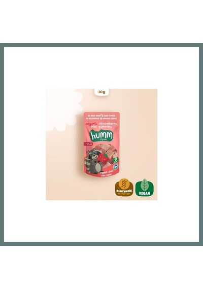 Bezos Organik Çilekli Glutensiz Vegan Mini Küpler 30 Gr Ventra