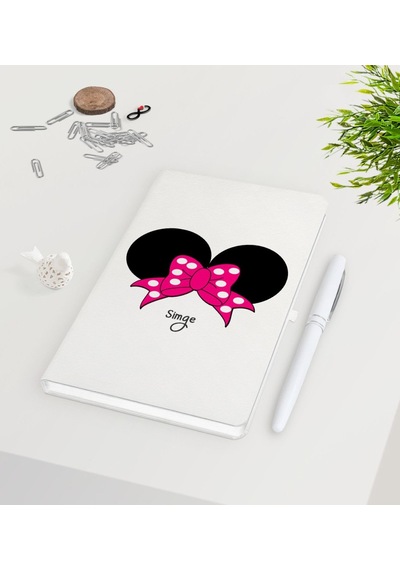Kişiye Özel Sevgililer Günü Beyaz Defter Kalem Seti-87
