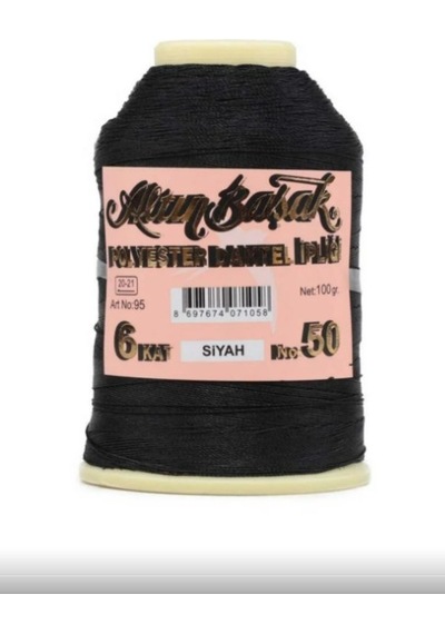 Abarta Altınbaşak Polyester Dantel İpliği 100gr-6kat 1 Adet