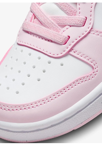 Nike Beyaz - Pembe Kız Çocuk Yürüyüş Ayakkabısı Dv5457-105 Court Borough Low Ps