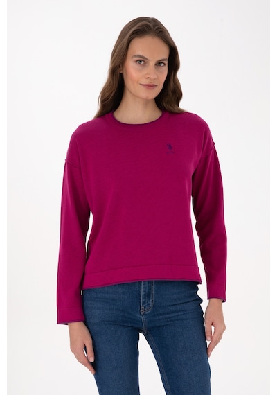 U.s. Polo Assn. Kadın Fuşya Kazak /triko 50314675-vr023 Fusya