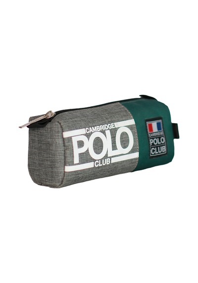 Cambridge Polo Club Street Style Unisex Çocuk Tek Bölmeli Kalemlik Yeşil