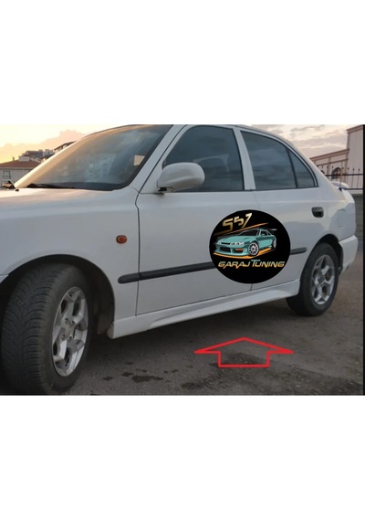 Hyundai Accent 1 Yumurta Kasa Marşpiyel Takımı Fiberglass Boyasız