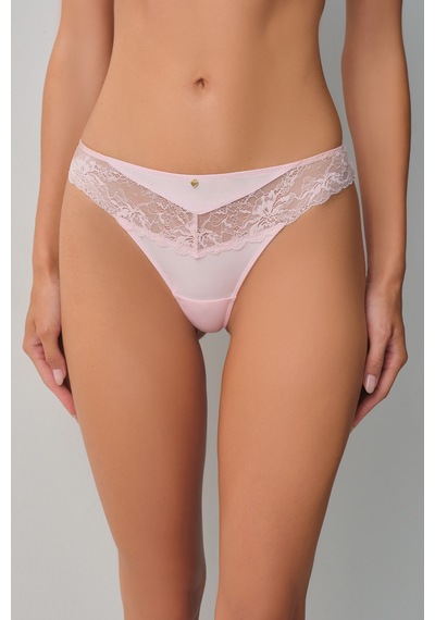 Suwen Floral Dantelli String Külot Wsl10210195077 Pembe