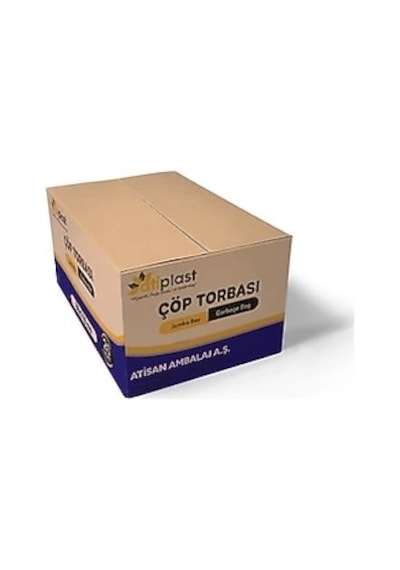 Atiplast Sk006430 Konteynır Boy Siyah Çöp Torbası 120 X 150 Cm, 240 L, 800 Gr, 10 Adet