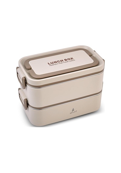 Aryıldız Bento Lunch Box Beige 2000 Ml Çok Renkli