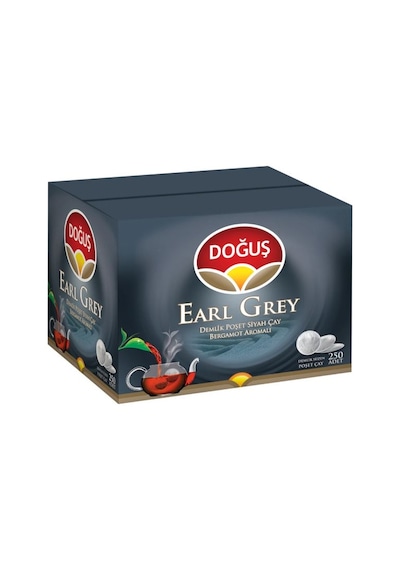 Doğuş Earl Grey Bergamot Aromalı Siyah Süzen Demlik Poşet Çay 250 x 3.2 G