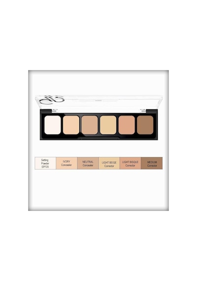Golden Rose Correct Conceal Cream Palettes 01 Light To Medium