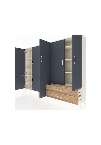 Arges Dolap 12 Raflı 2 Çekmeceli 7 Kapaklı 220x30x163 Aytaşı-antr Aytaşı-antrasit/çam Arges Dolap 12 Raflı 2 Çekmeceli 7 Kapaklı 220x30x163 Aytaşı-antr Aytaşı-antrasit/çam