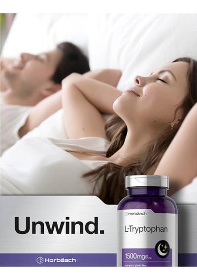 Horbäach L Tryptophan 1500mg 240 Capsul. Usa Menşei. 4047
