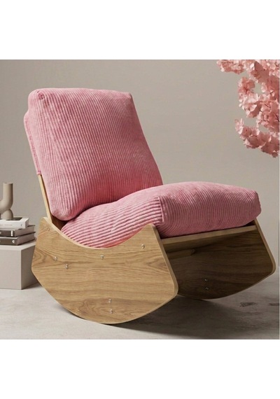 Comfort Sallanır Koltuk Tv Koltuğu Sallanan Berjer Sandalye Pembe